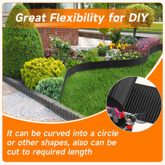 GTSABWAY installed curved border demonstrating smooth turn and clean line benefit