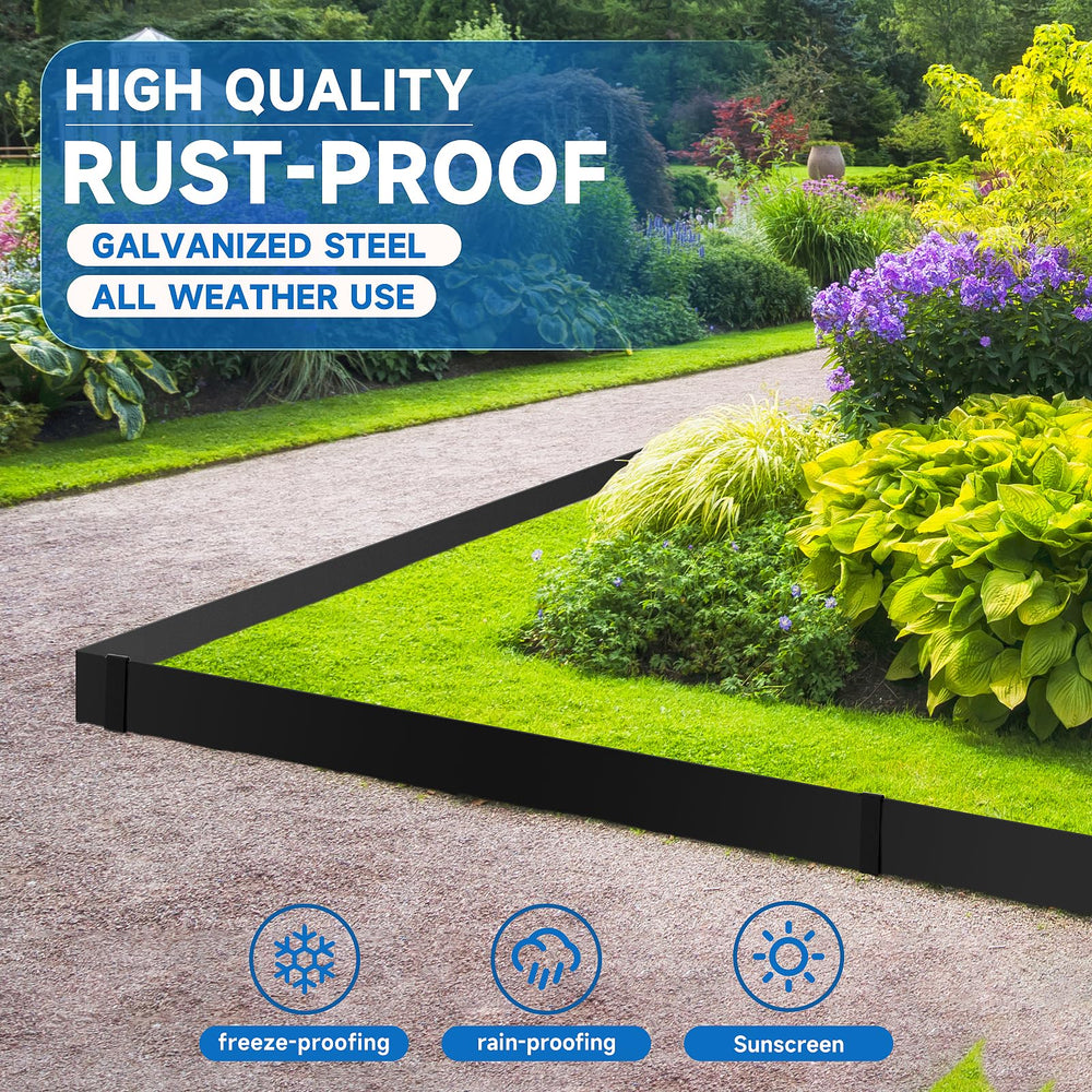 GTSABWAY curved flowerbed edging demonstrating bendable design and tidy containment benefit