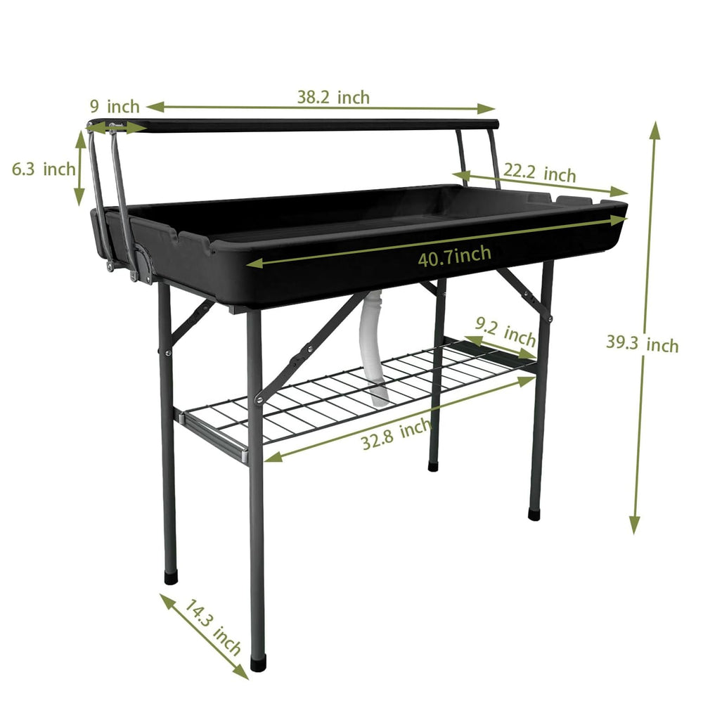 GUAGUA cooler table top surface holding drinks and plates for practical serving