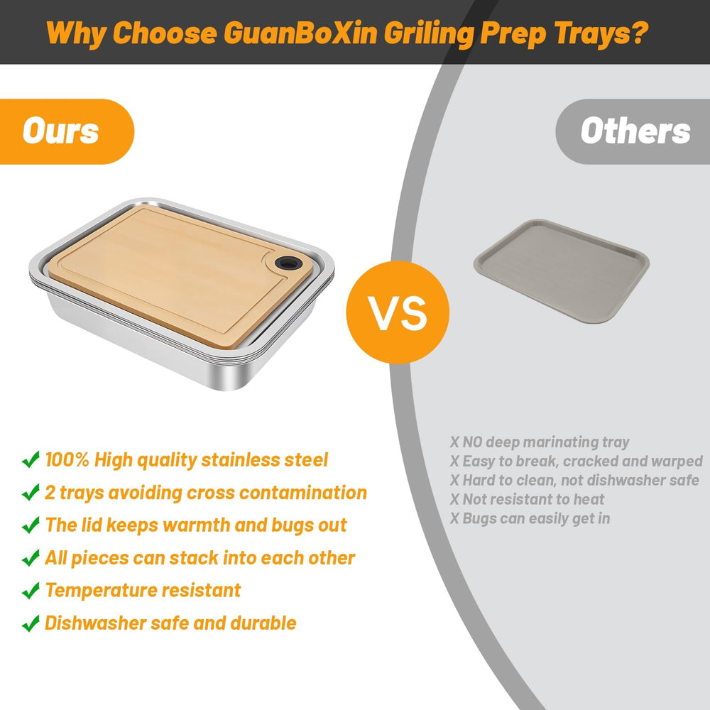 GuanBoXin stacked trays compactly stored to save space