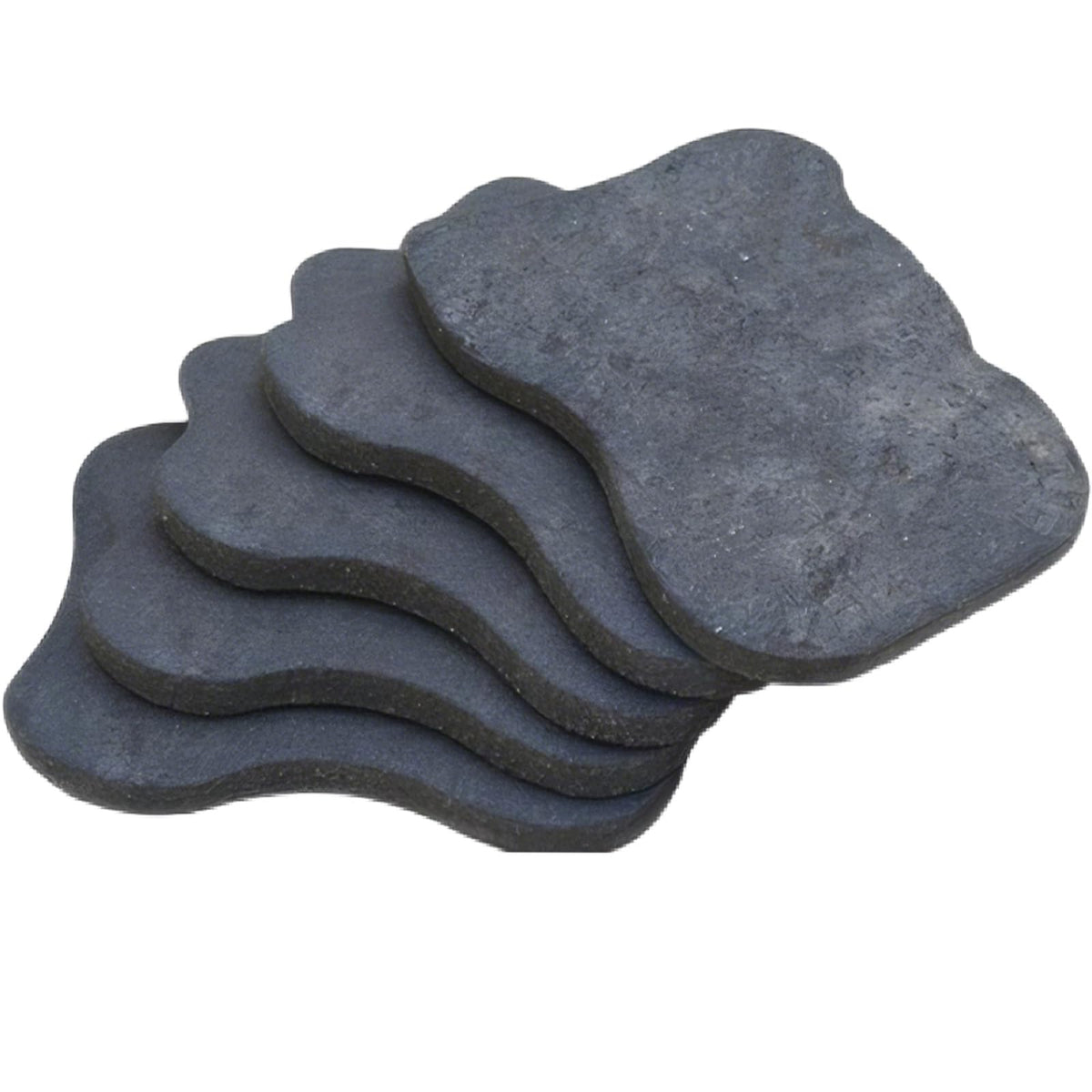 Guanjiapo front view of five stepping stones showing durable finish and natural look