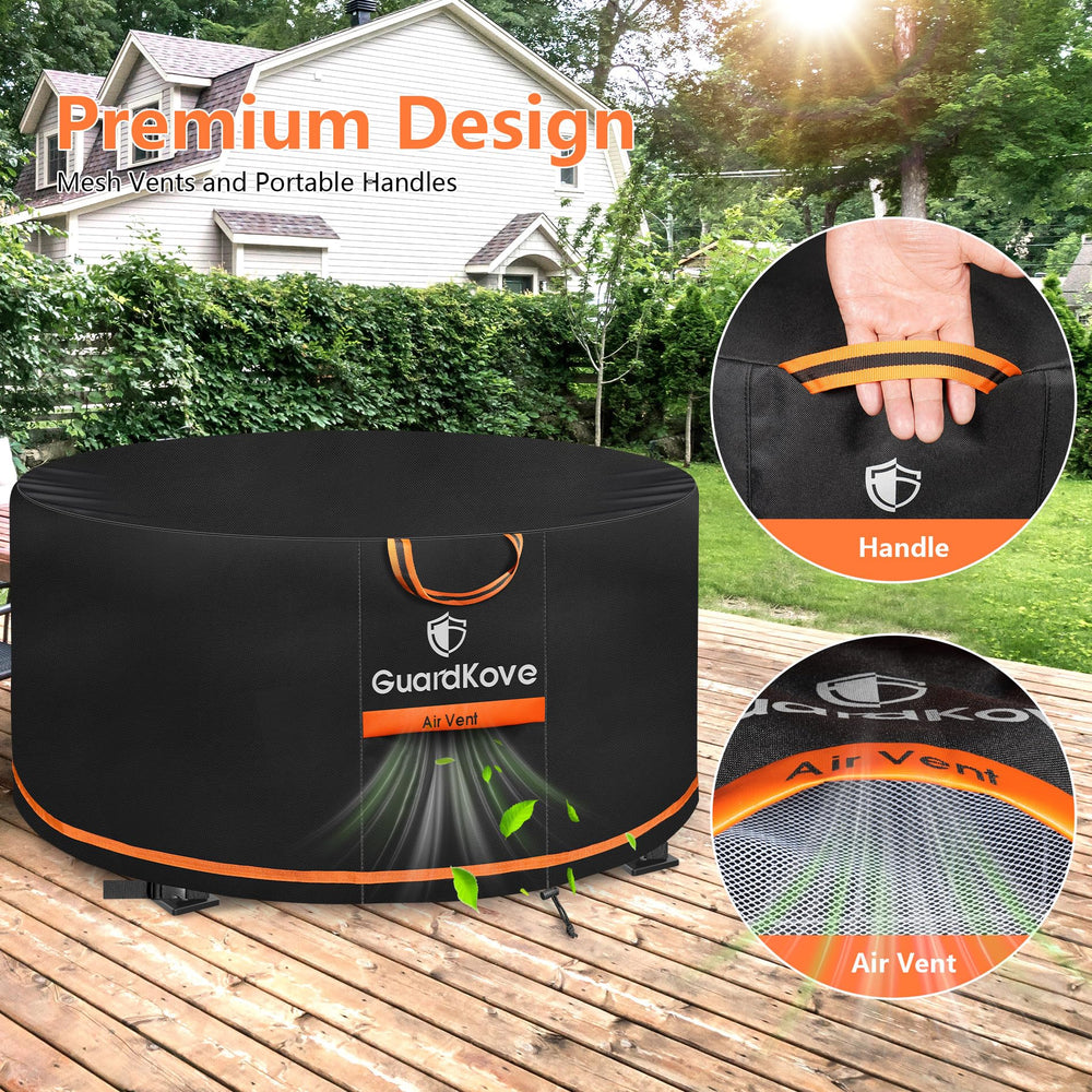 GuardKove cover beside tape measure to show 48-inch fit