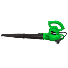 GUEDE front view showing compact blower and benefits of portability
