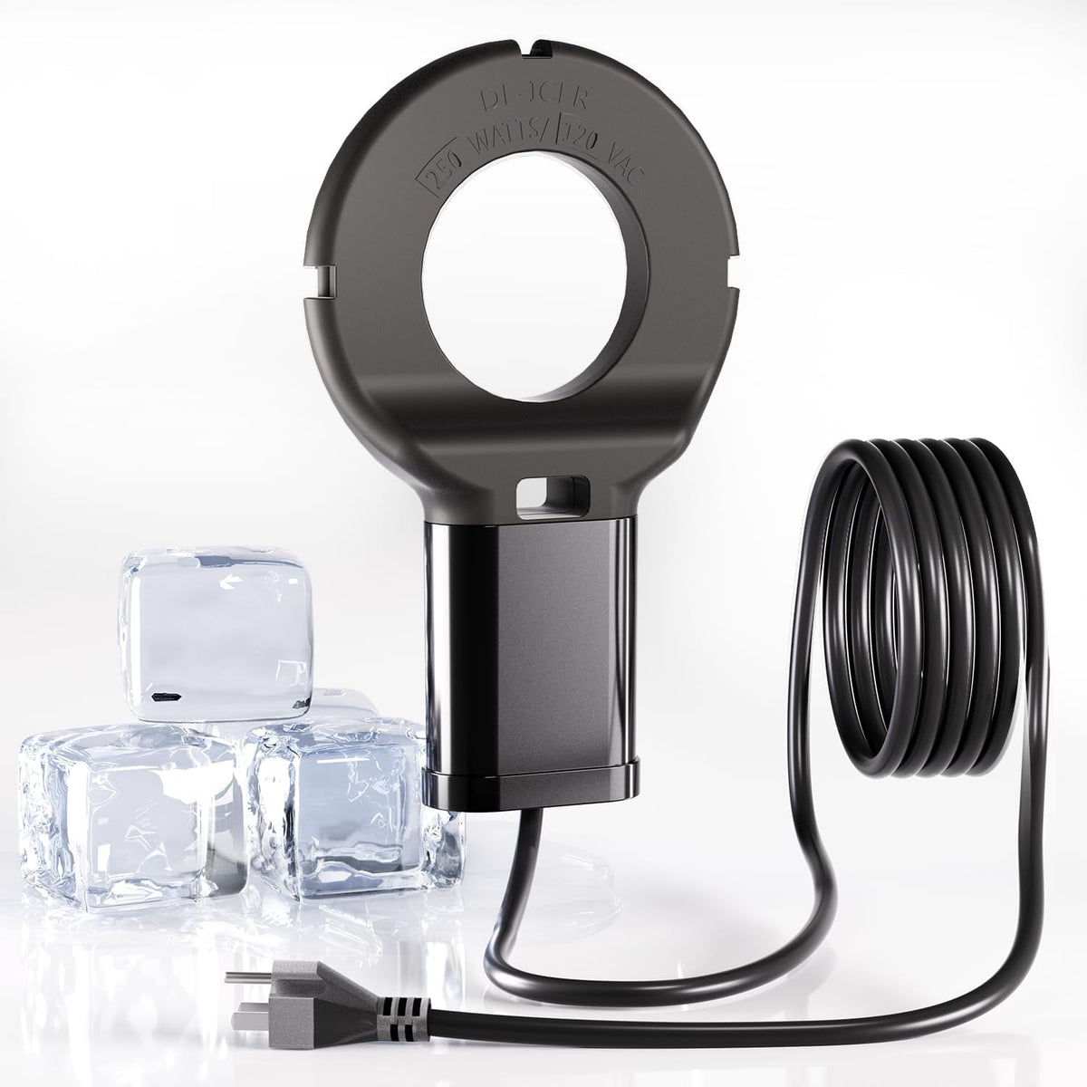 GUEOQTC front view of both de-icers showing durable housing and compact size
