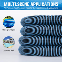 GUEQUITLEX hose connected to vacuum head cleaning pool surface