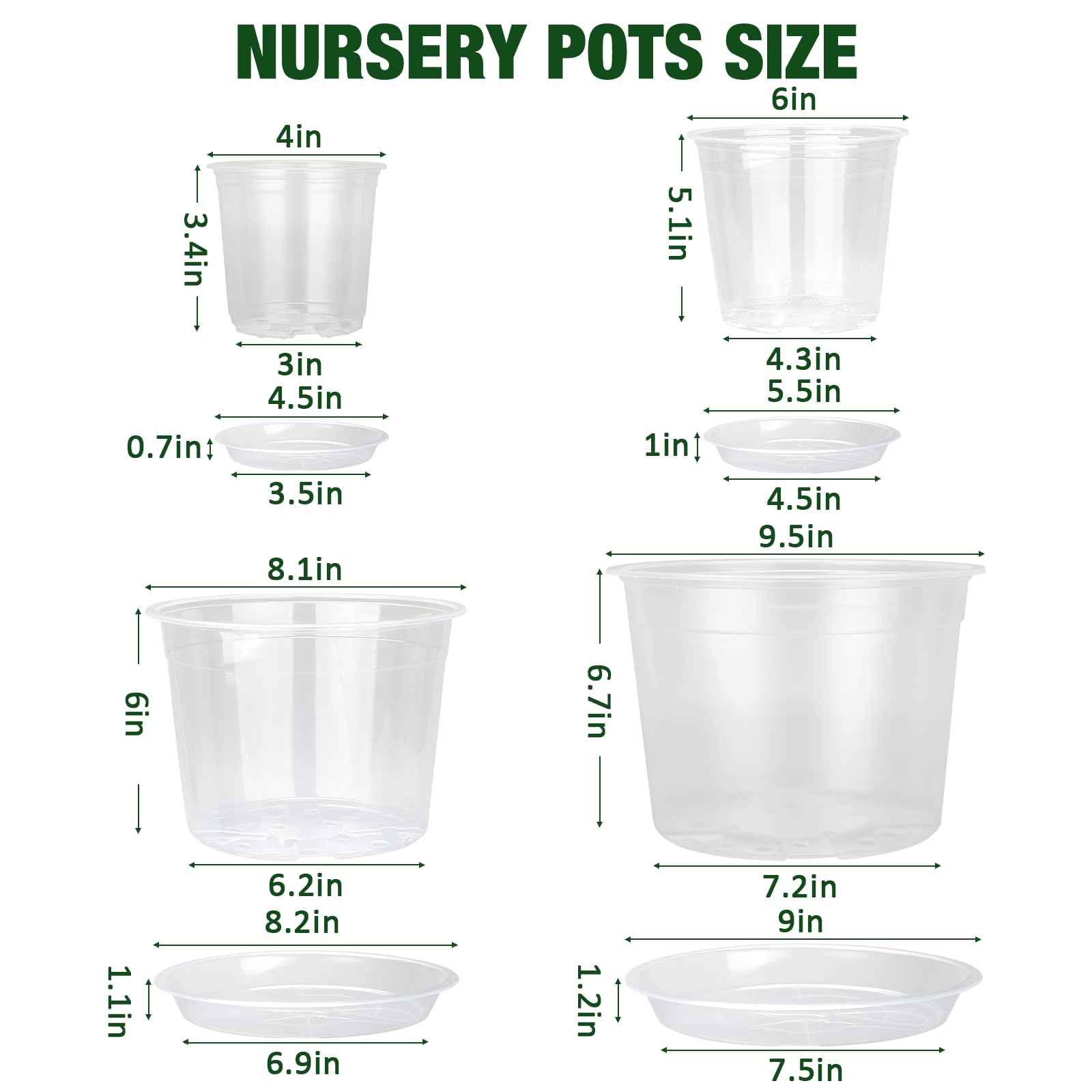 GUGEMEI pots with seedlings on shelf for space-saving propagation benefit
