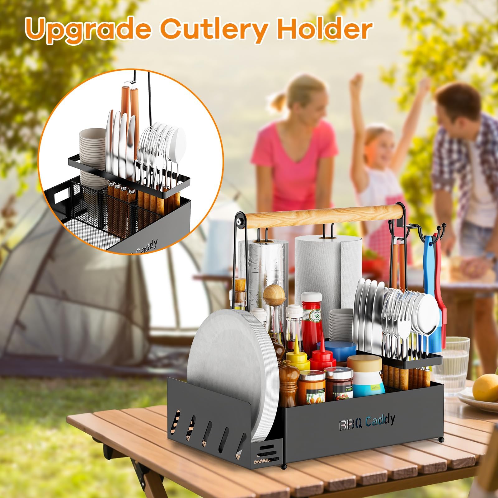 GUIBUKEYAN beside hand for scale to show compact portability