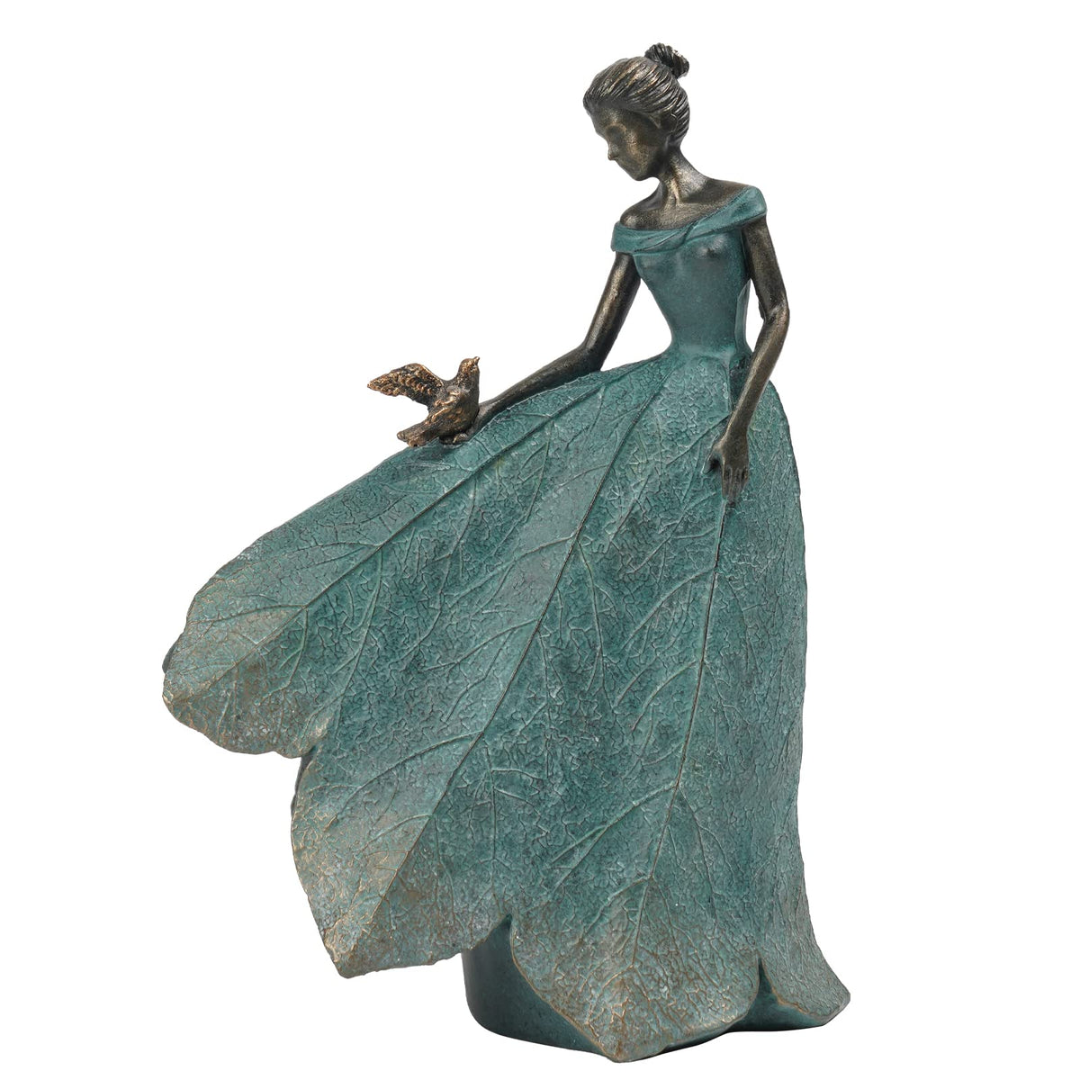 Guichifun front view leaf Angel statue showing elegant decor appeal