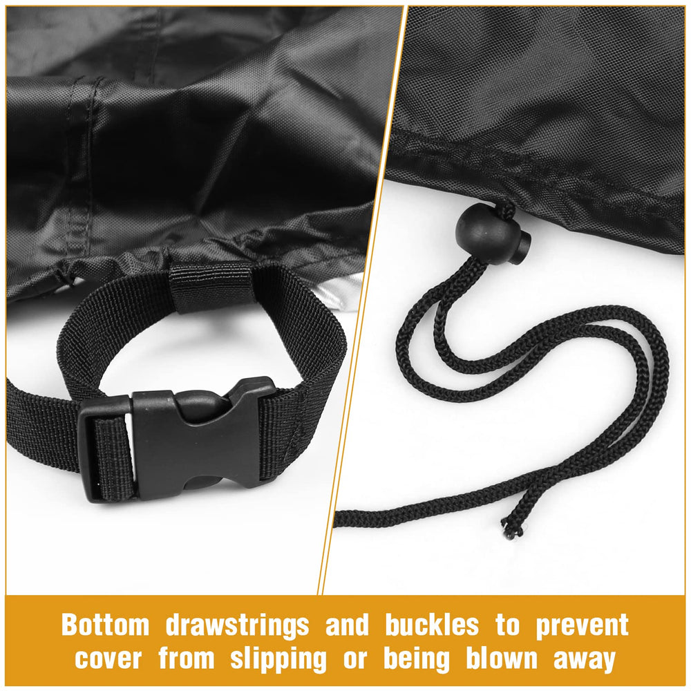 Guisong adjustable strap and buckle displayed to show secure windproof fit