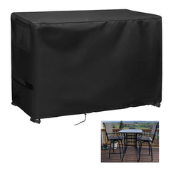 Guisong front view of cover on bistro set showing full protection benefit