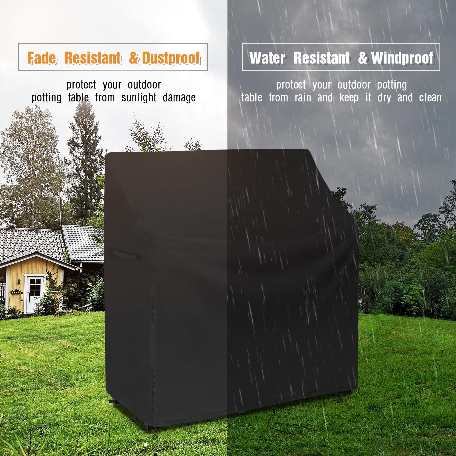 Guisong handles visible for easy on and off convenience