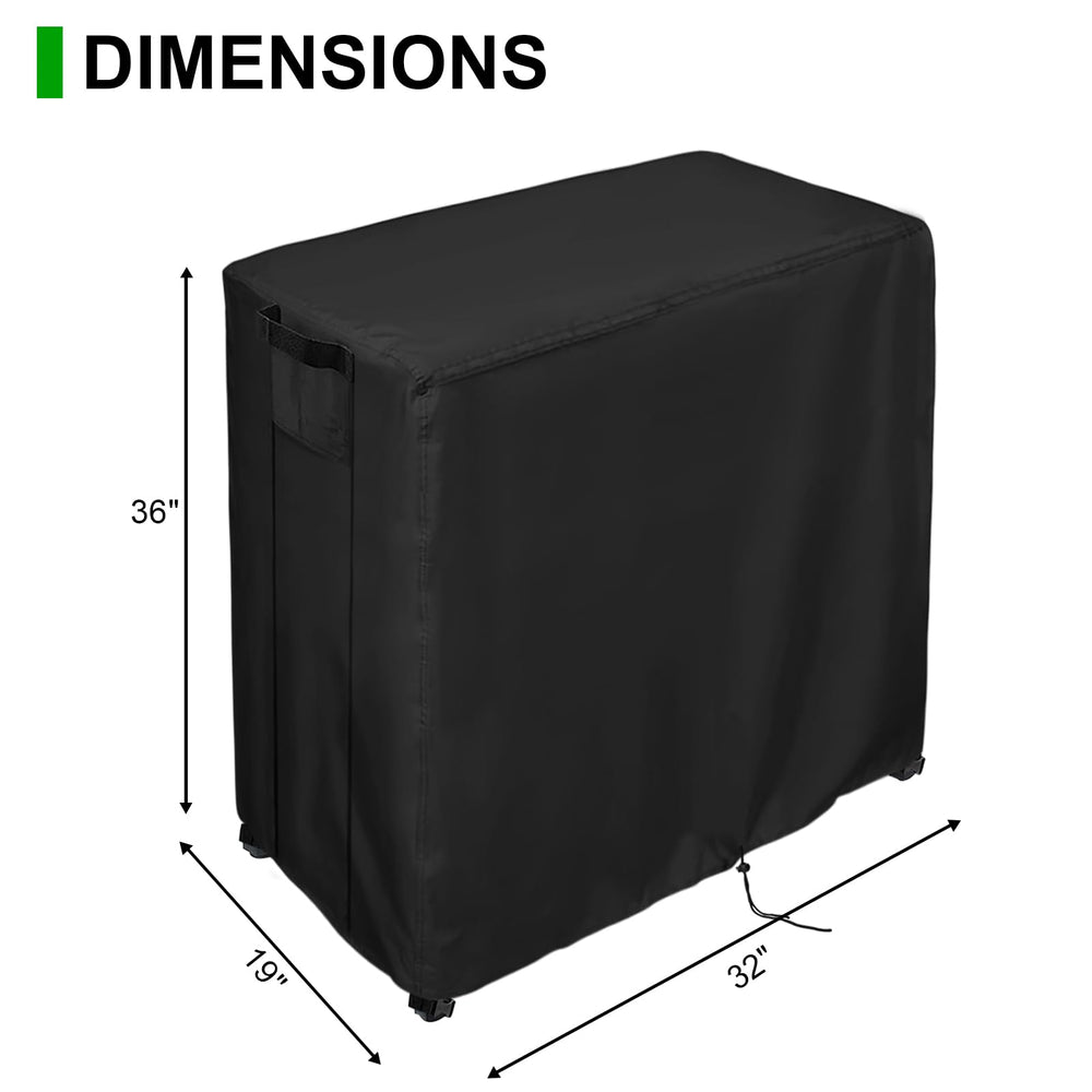 Guisong cover beside a chair for scale showing its 32-inch width fit