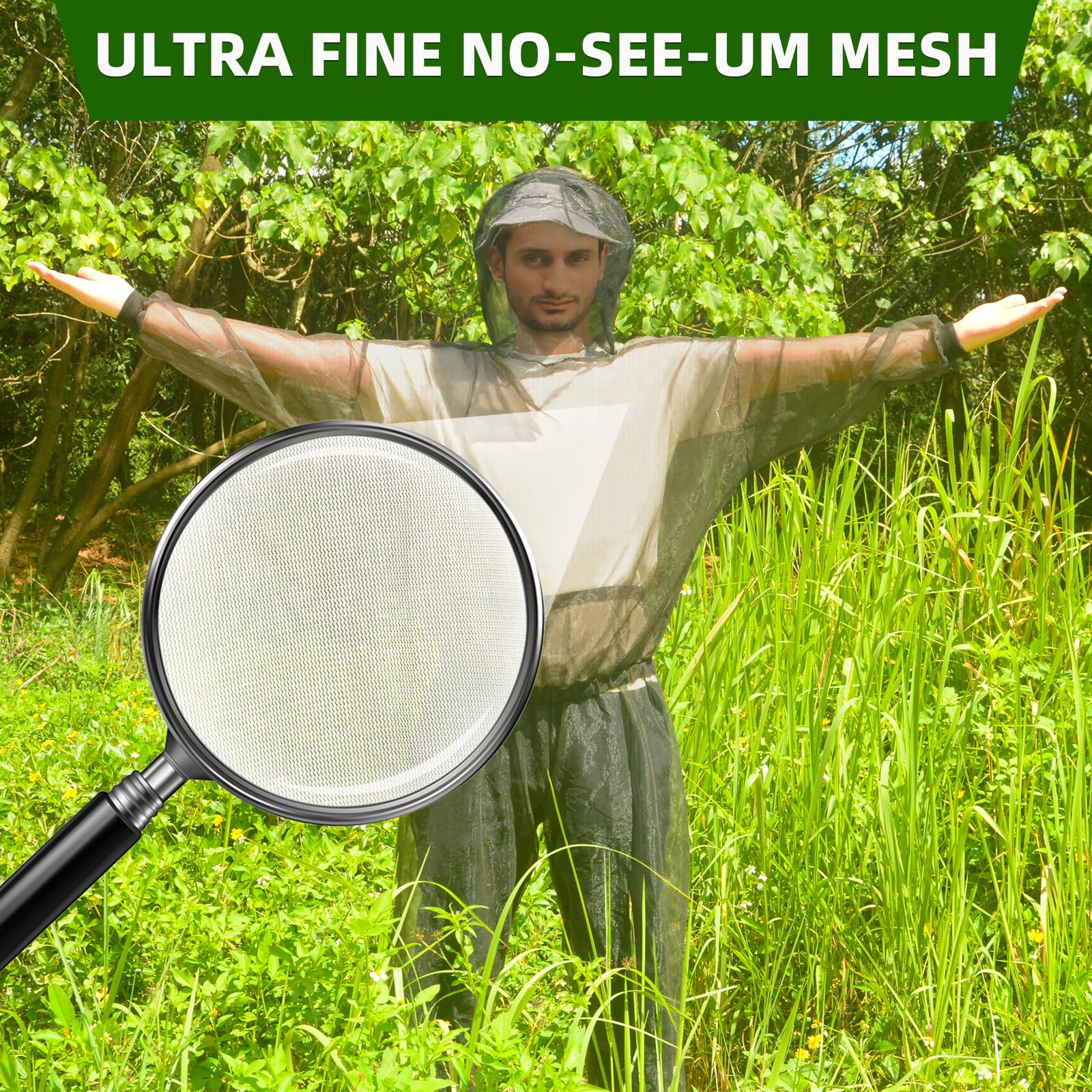 gumkeg mesh texture detail illustrating breathable, insect-proof weave