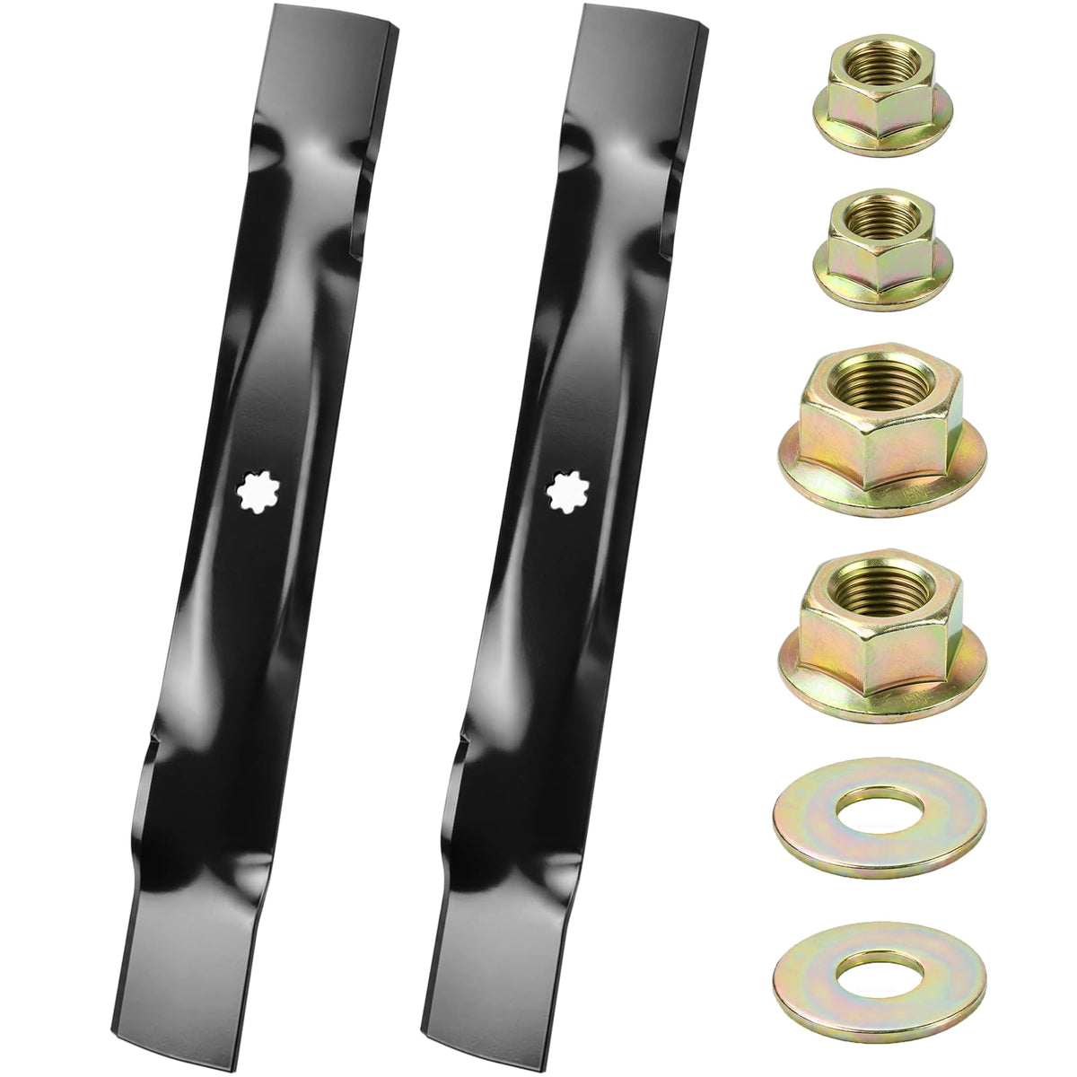 GUSUHAWK front view of blades package showing ready-to-install convenience