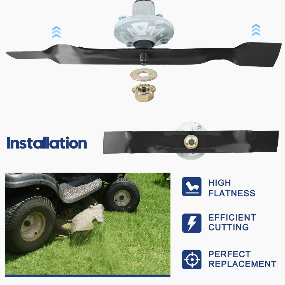 GUSUHAWK two blades and hardware laid out for quick installation