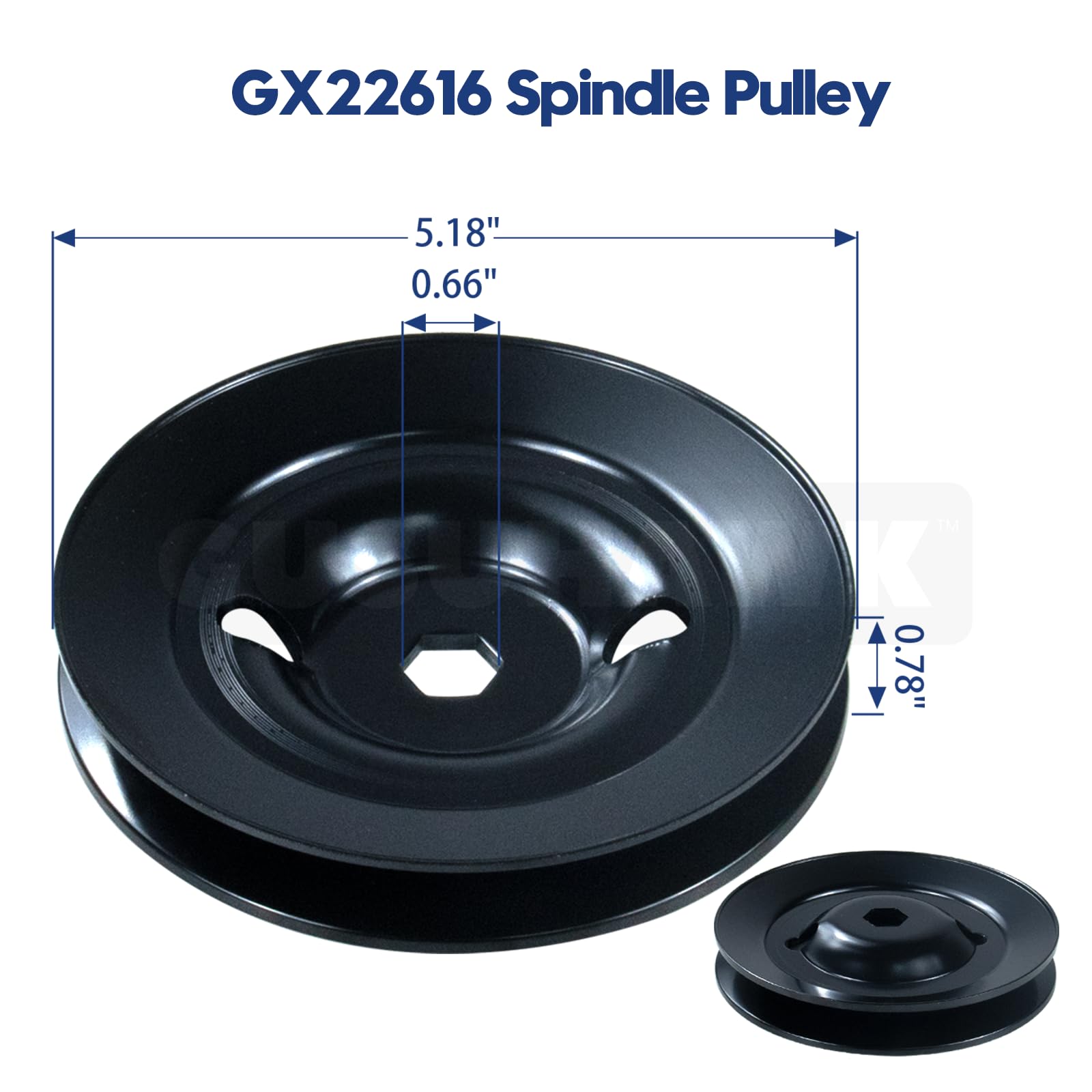 GUSUHAWK dual-sealed bearing detail highlighting long-lasting protection
