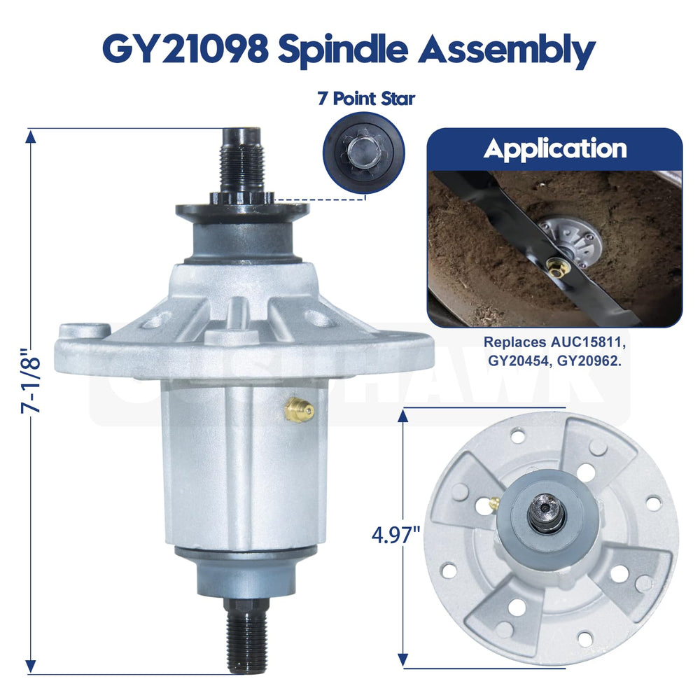 GUSUHAWK idler pulleys and hardware laid out for easy installation