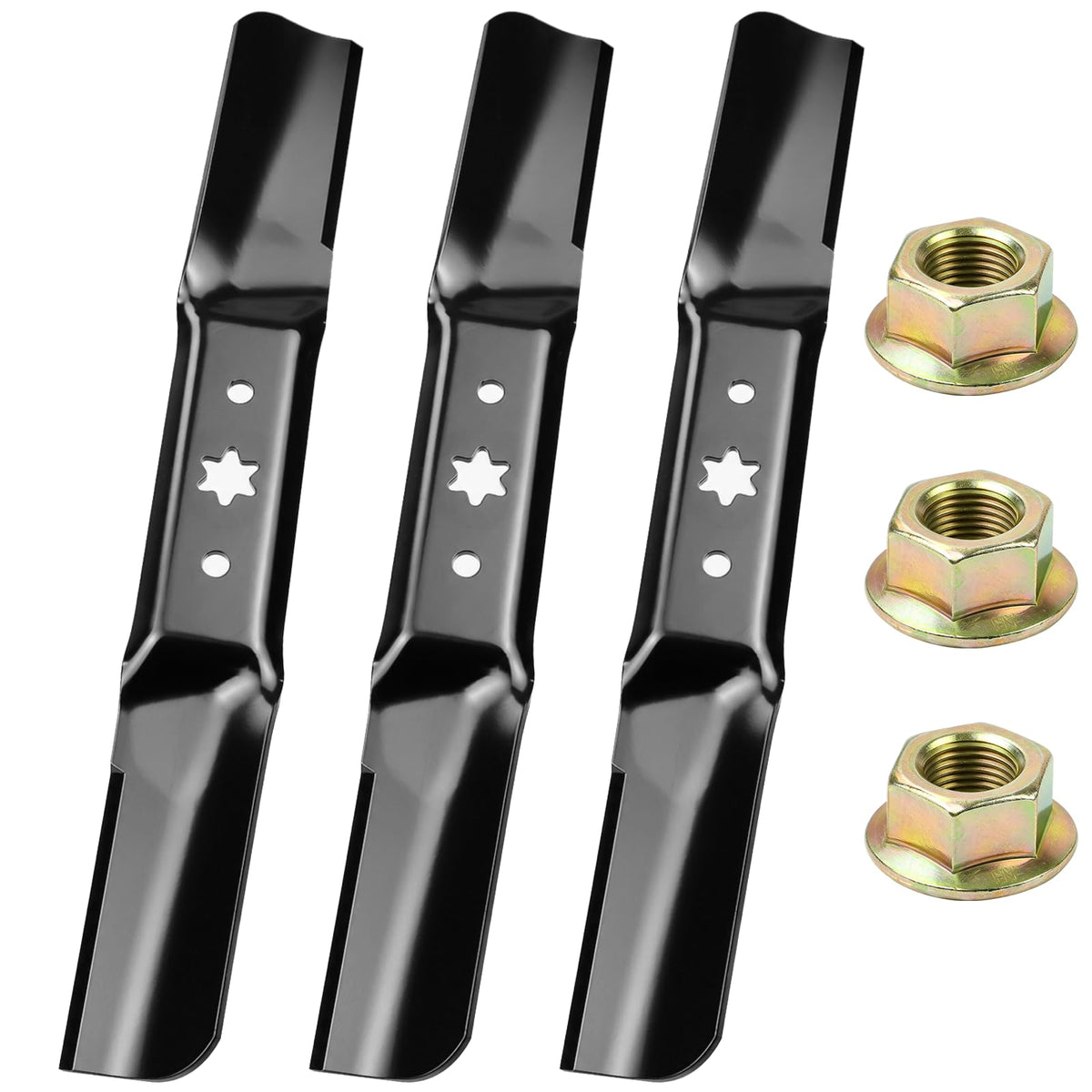 GUSUHAWK front view of 3-pack blades showing replacement convenience and fit
