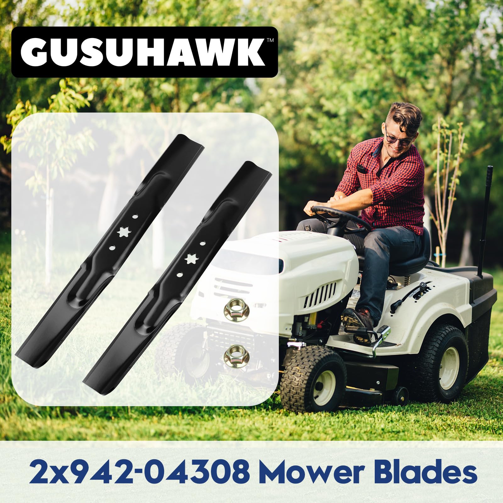 GUSUHAWK close-up of blade edge highlighting sharpness and cleaner cuts