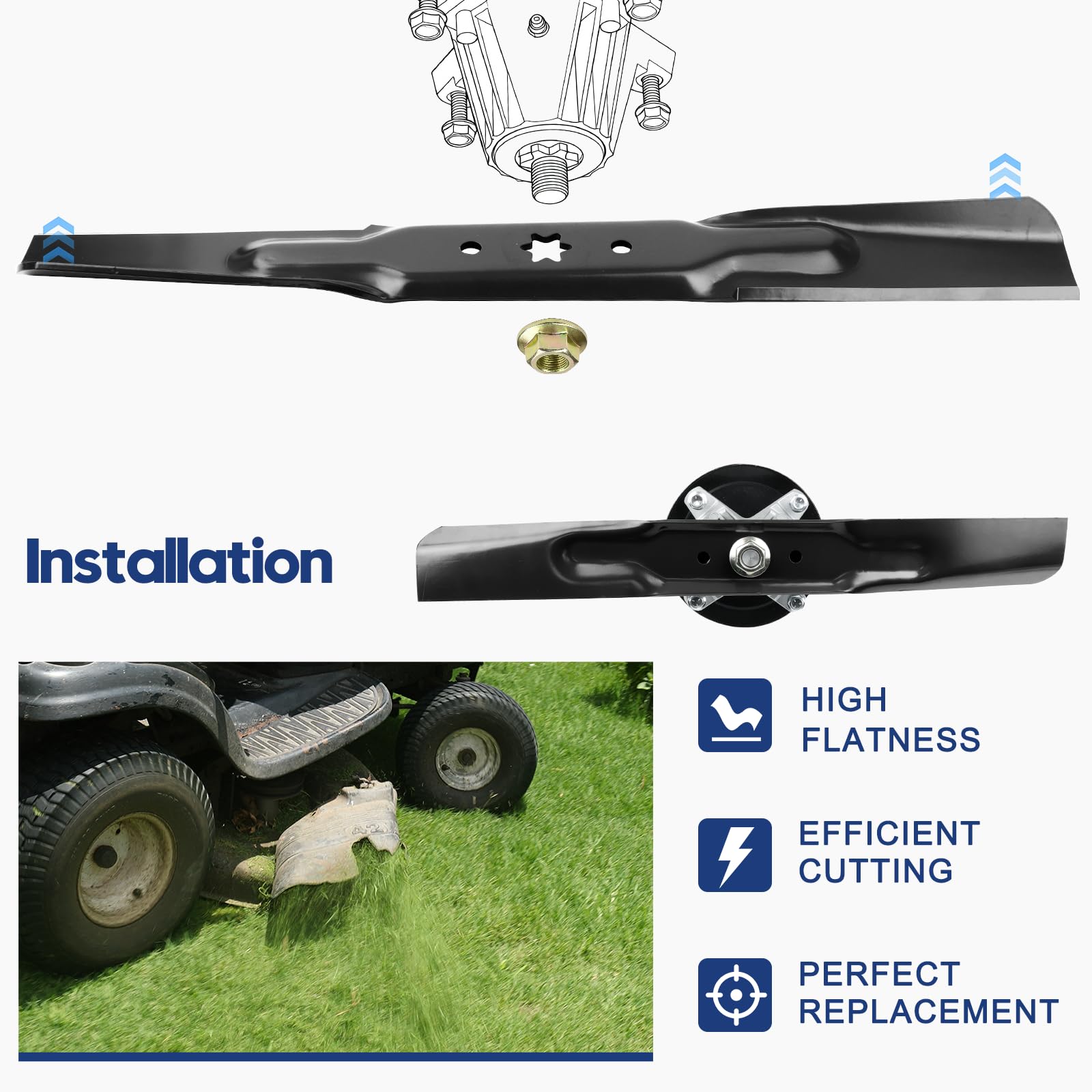 GUSUHAWK back label with fitment and part numbers for easy model checks