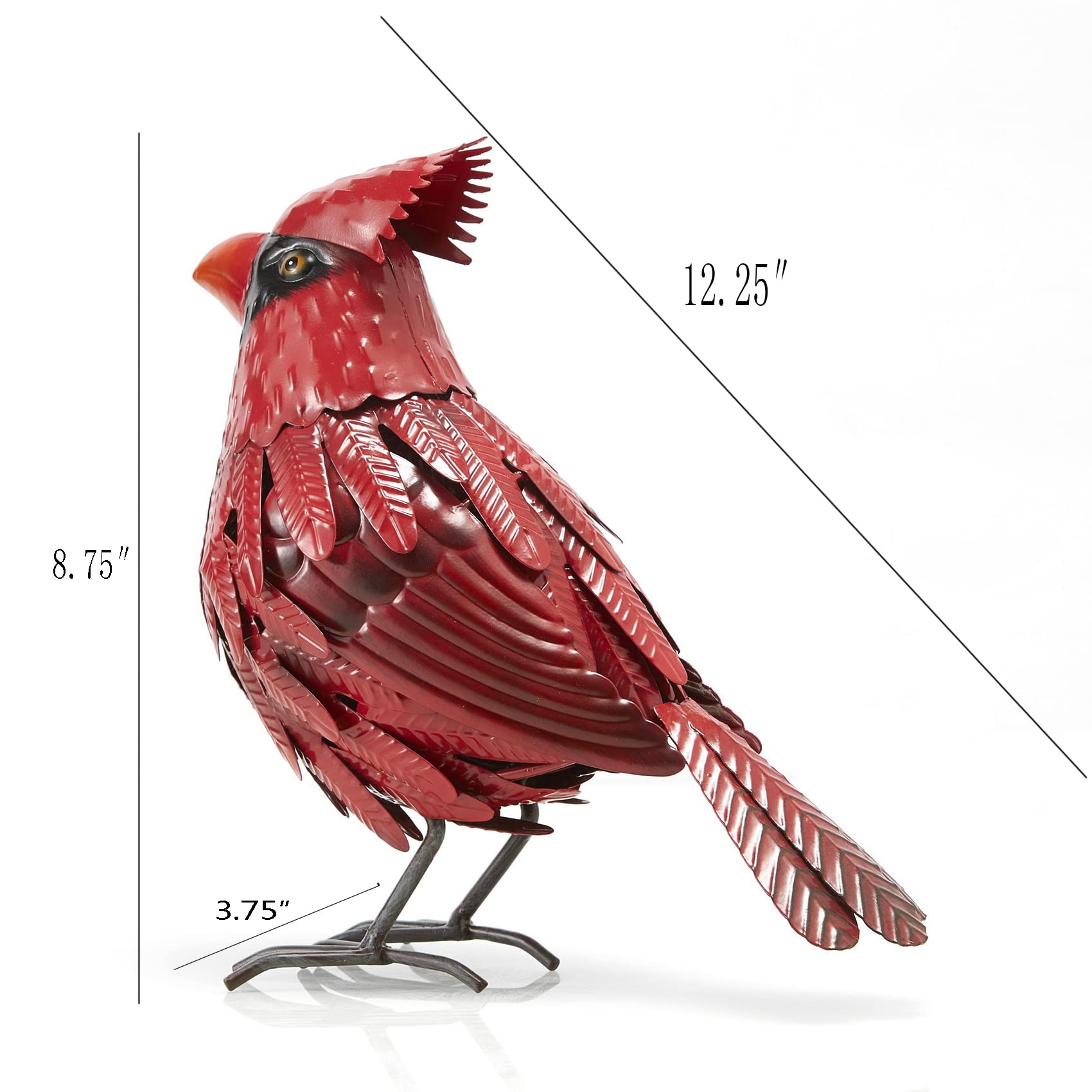 GUTE cardinal on patio with plants showing decorative lifestyle use