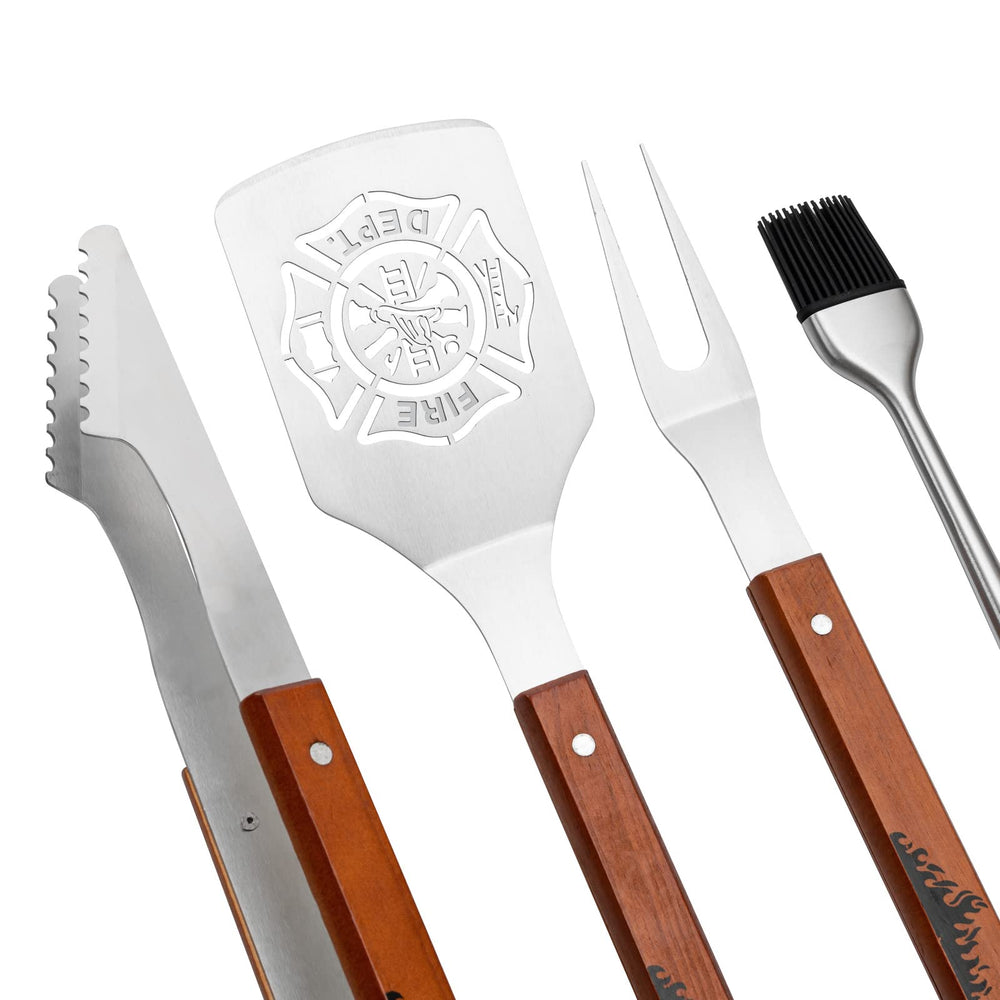 GUTE integrated bottle opener close-up enhancing convenience at cookouts