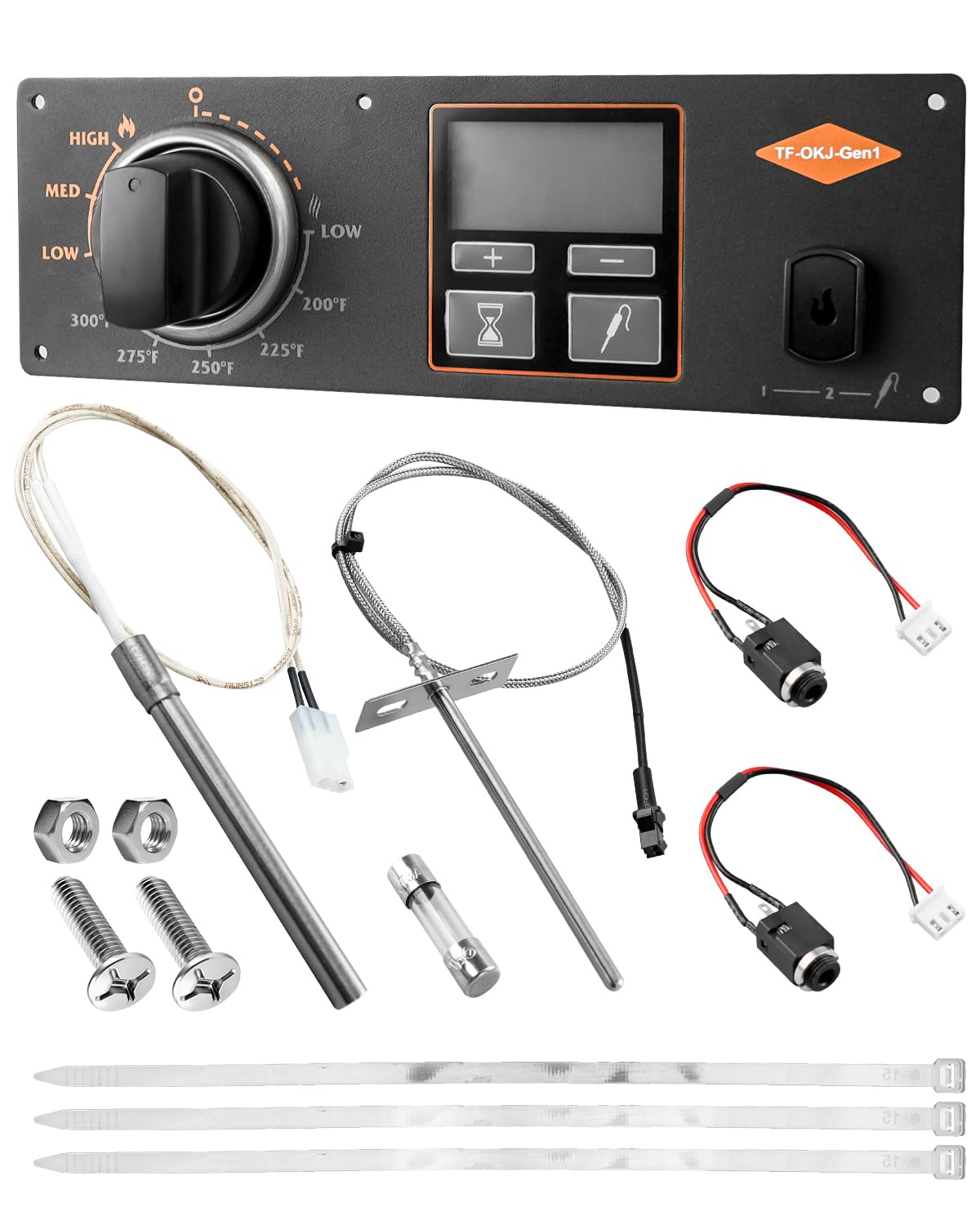 GUXPCH control panel front view showing display and easy controls for quick temperature management