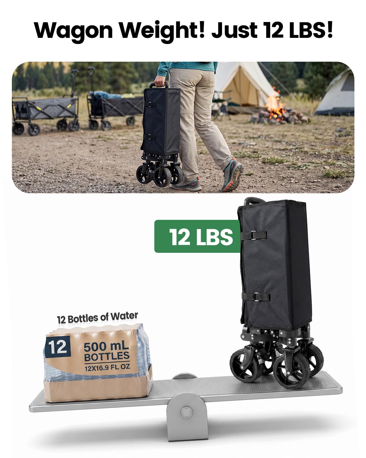 GVDV CW35 loaded with grocery bags showing practical everyday use