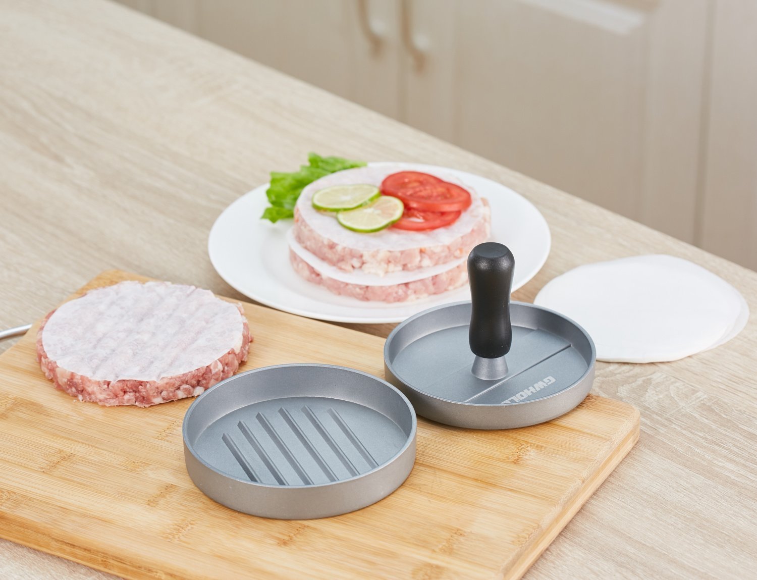 GWHOLE used as roast plate on charcoal grill showing heat-tolerant design