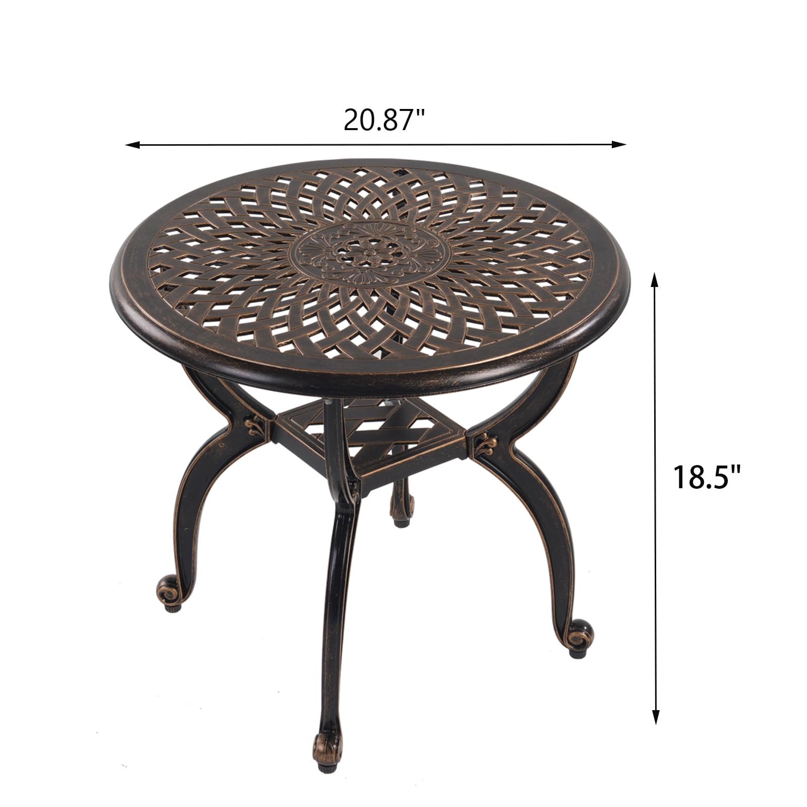 GXOUTAL table in outdoor patio setting enhancing visual appeal and function