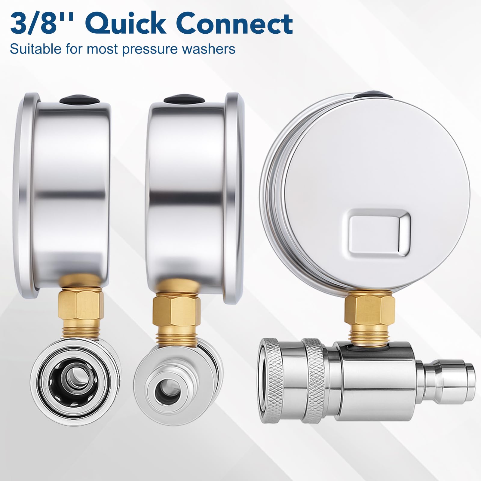 Gyfent brass adapters detail showing durable connectors and leak resistance