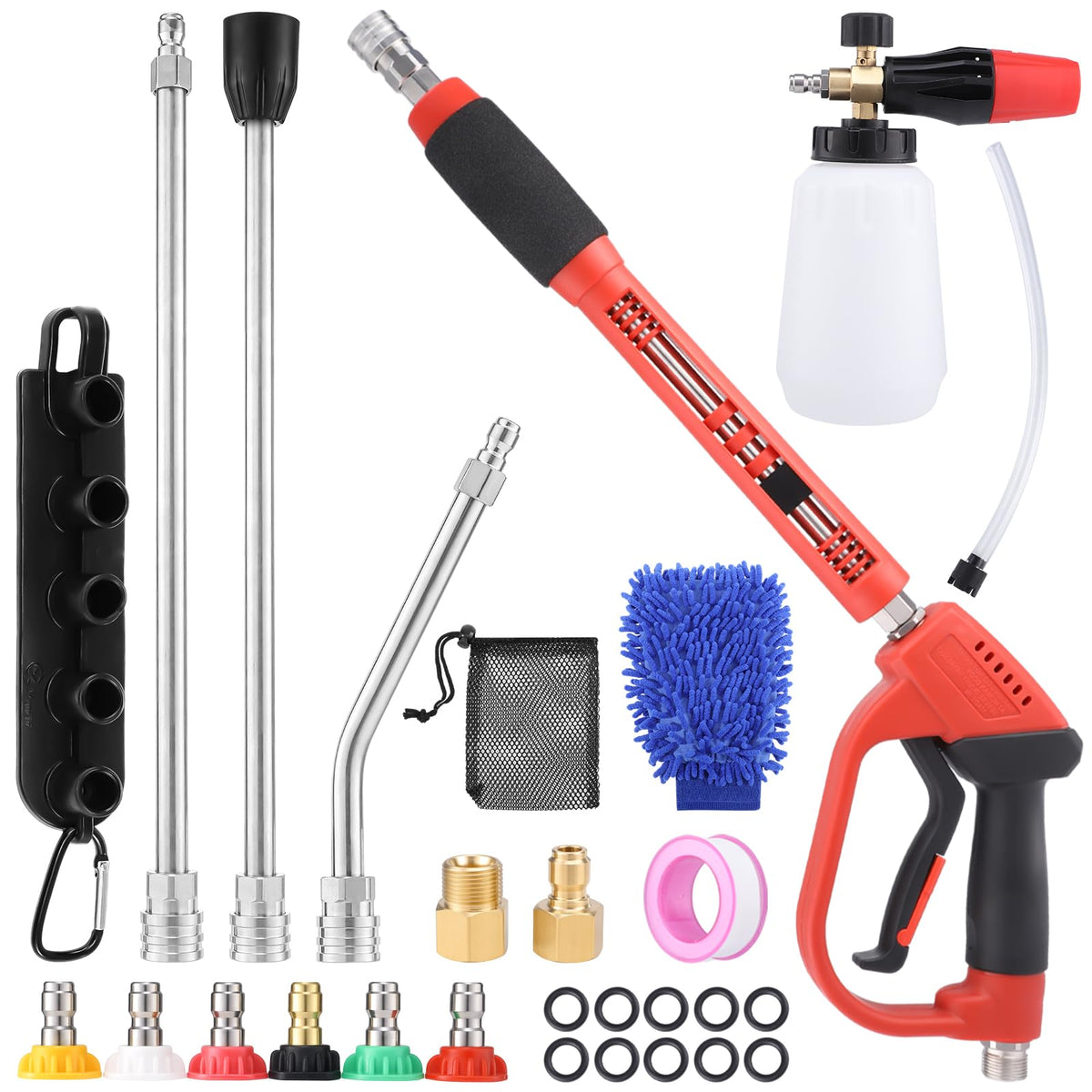 Gyfent full 18-piece kit laid out showing versatility and quick setup benefit