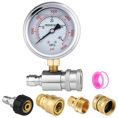 Gyfent gauge and adapter kit front view showing components and benefit accurate monitoring