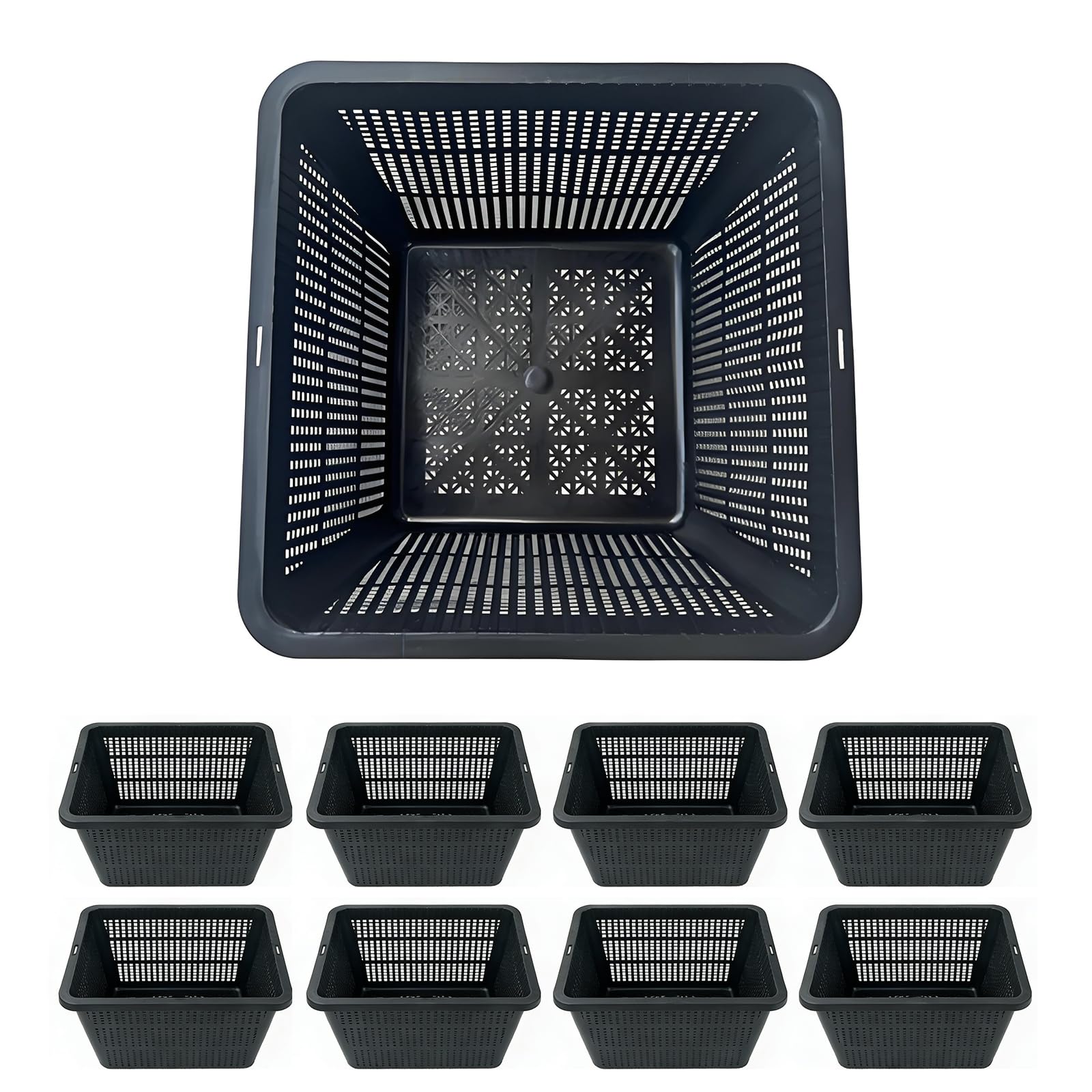 Gyfofix front packaging view showing eight mesh pond baskets and product benefit