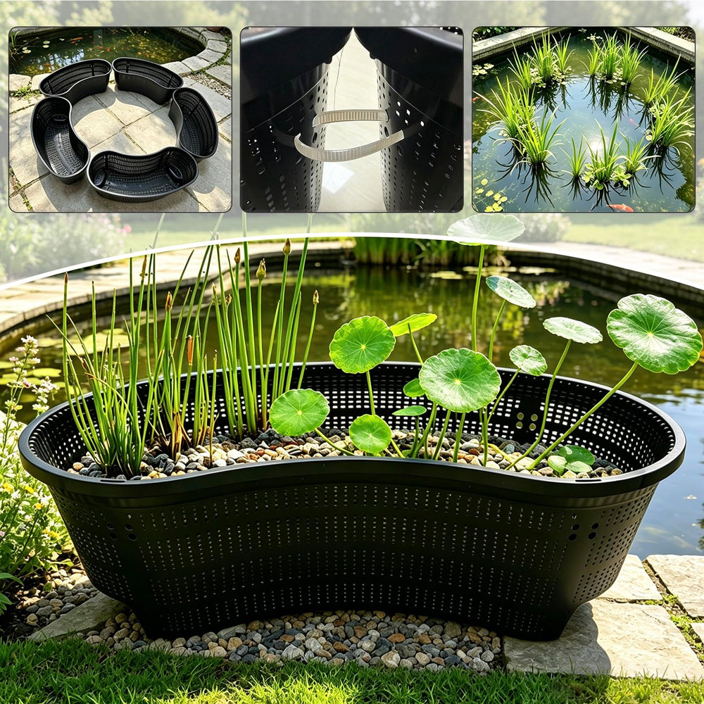 Gyfofix basket beside ruler showing 18 inch size for planning and scale benefit
