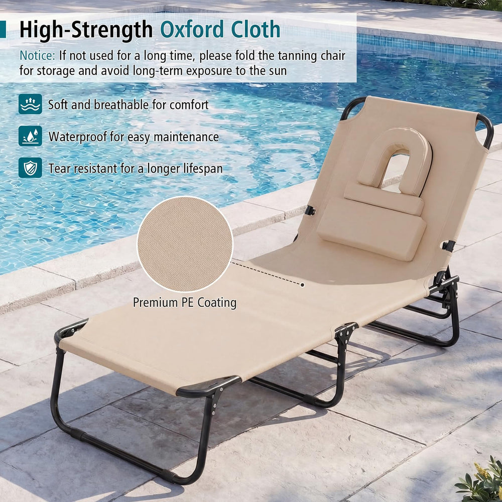 GYMAX backrest adjusted to multiple positions for versatile reclining