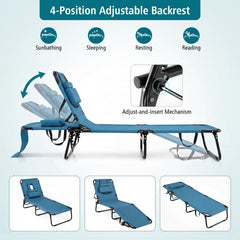 GYMAX folded chair with carry straps highlighting compact portability