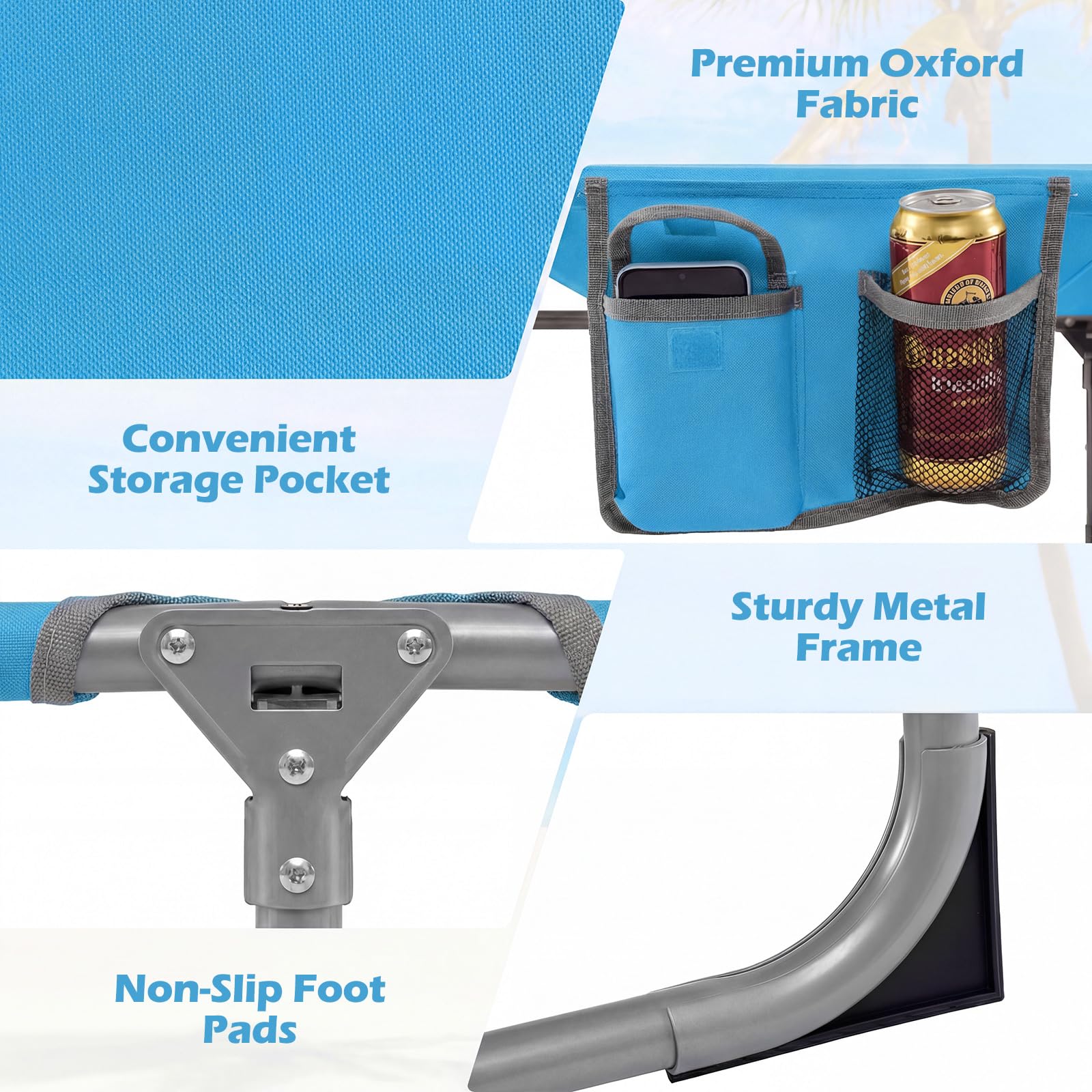 GYMAX folded compact storage with strap for easy transport and space saving