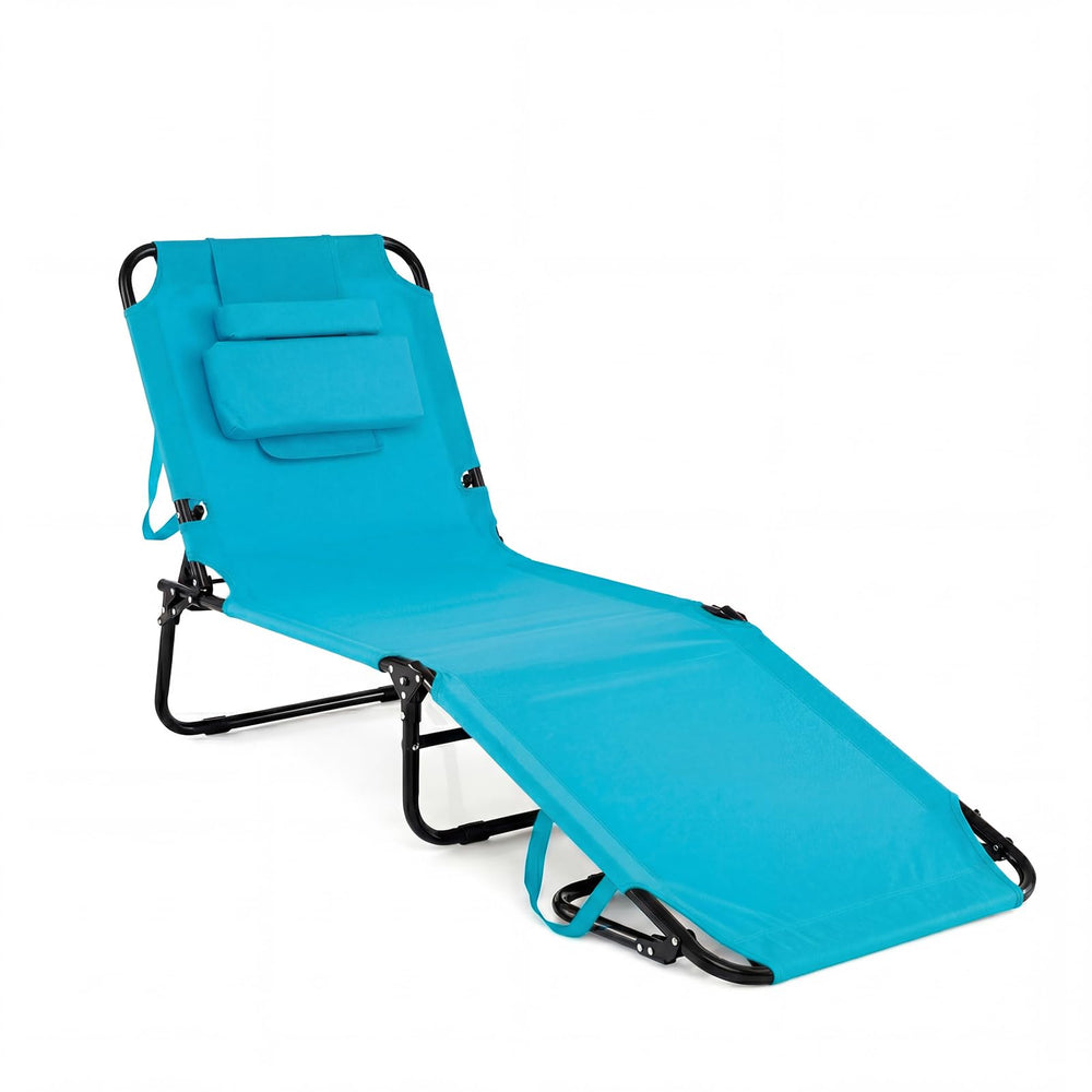 GYMAX front view of lounge chair showing ergonomic shape and support