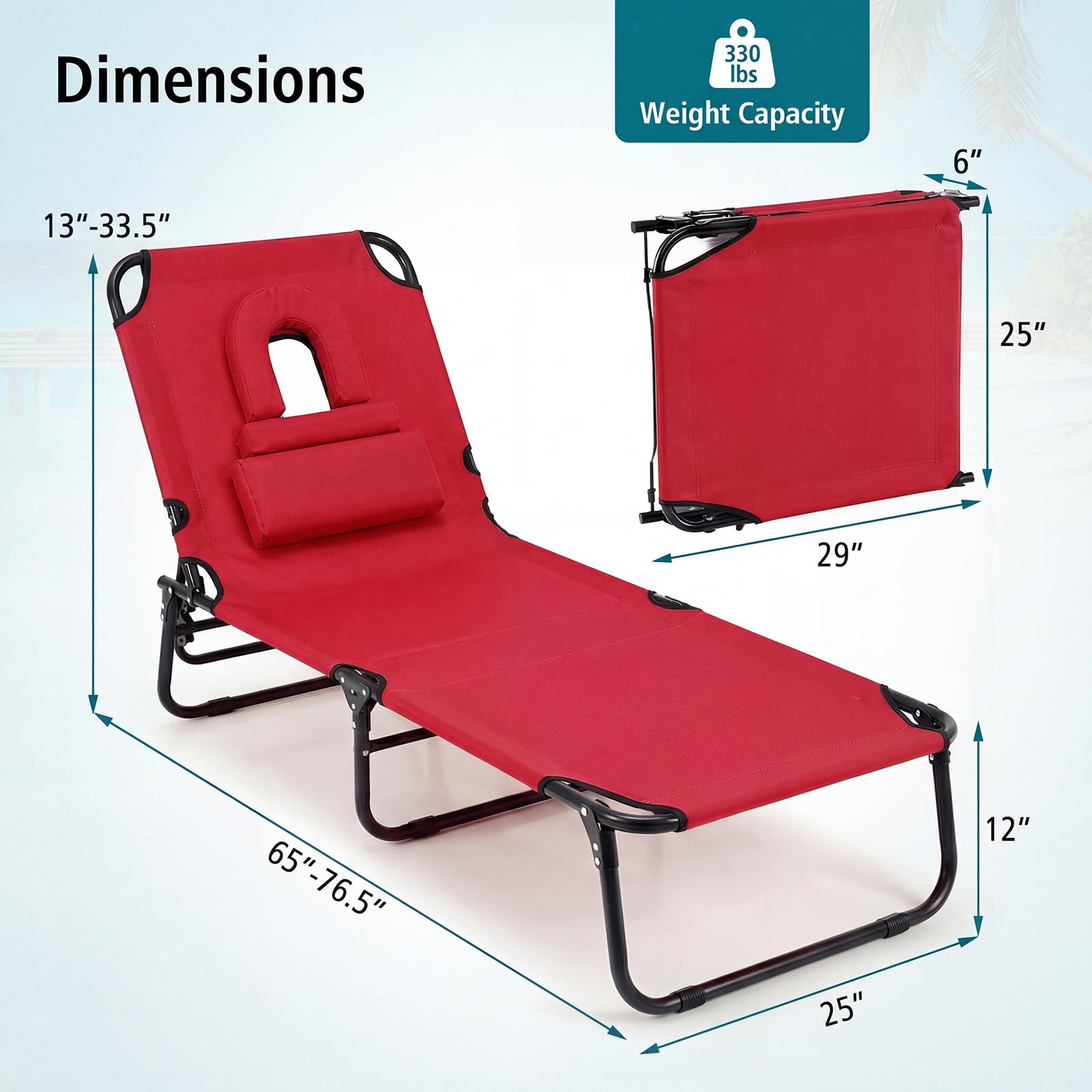 GYMAX leg detail with non-slip pad providing stable support on surfaces