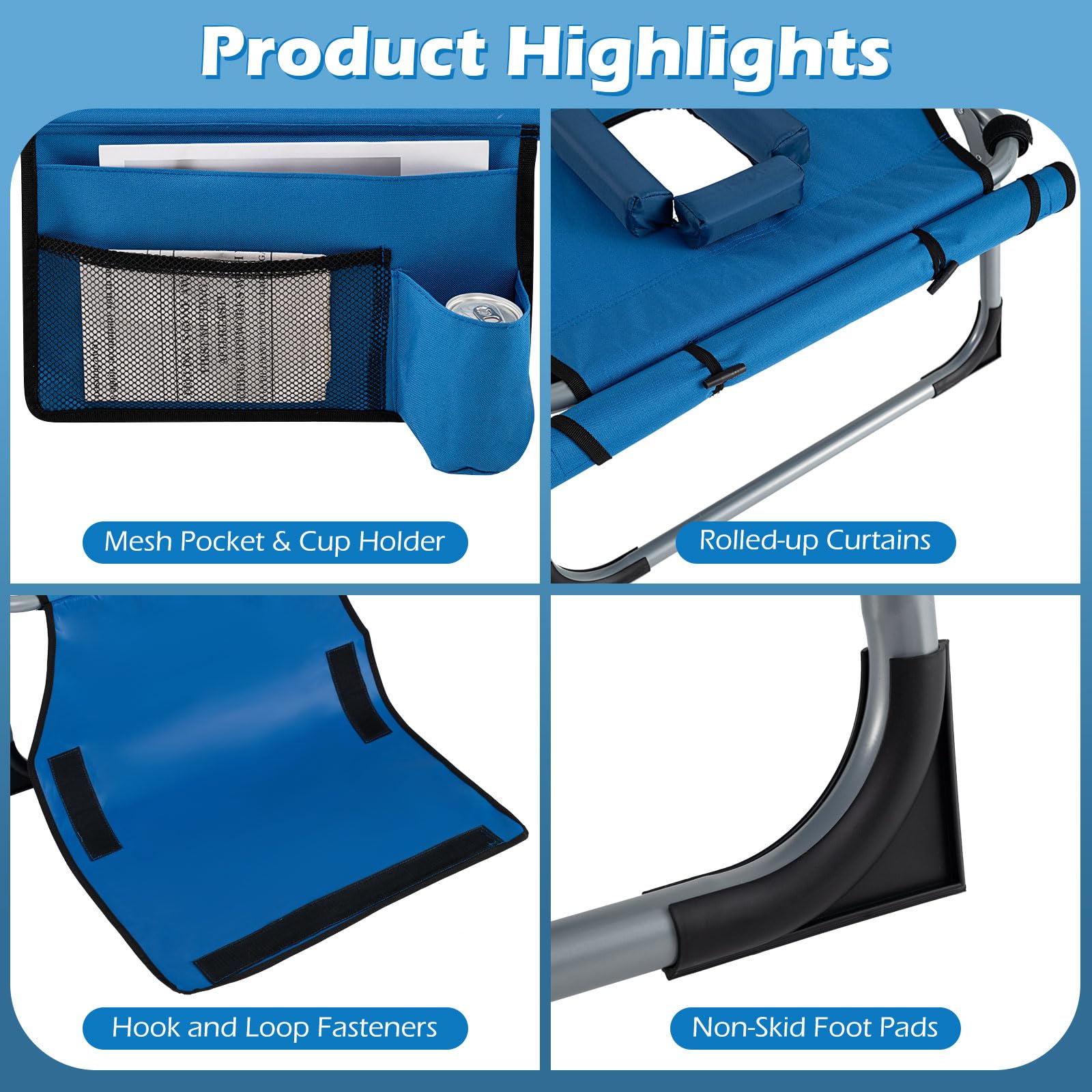 GYMAX padded cushion close-up offering soft support around face area
