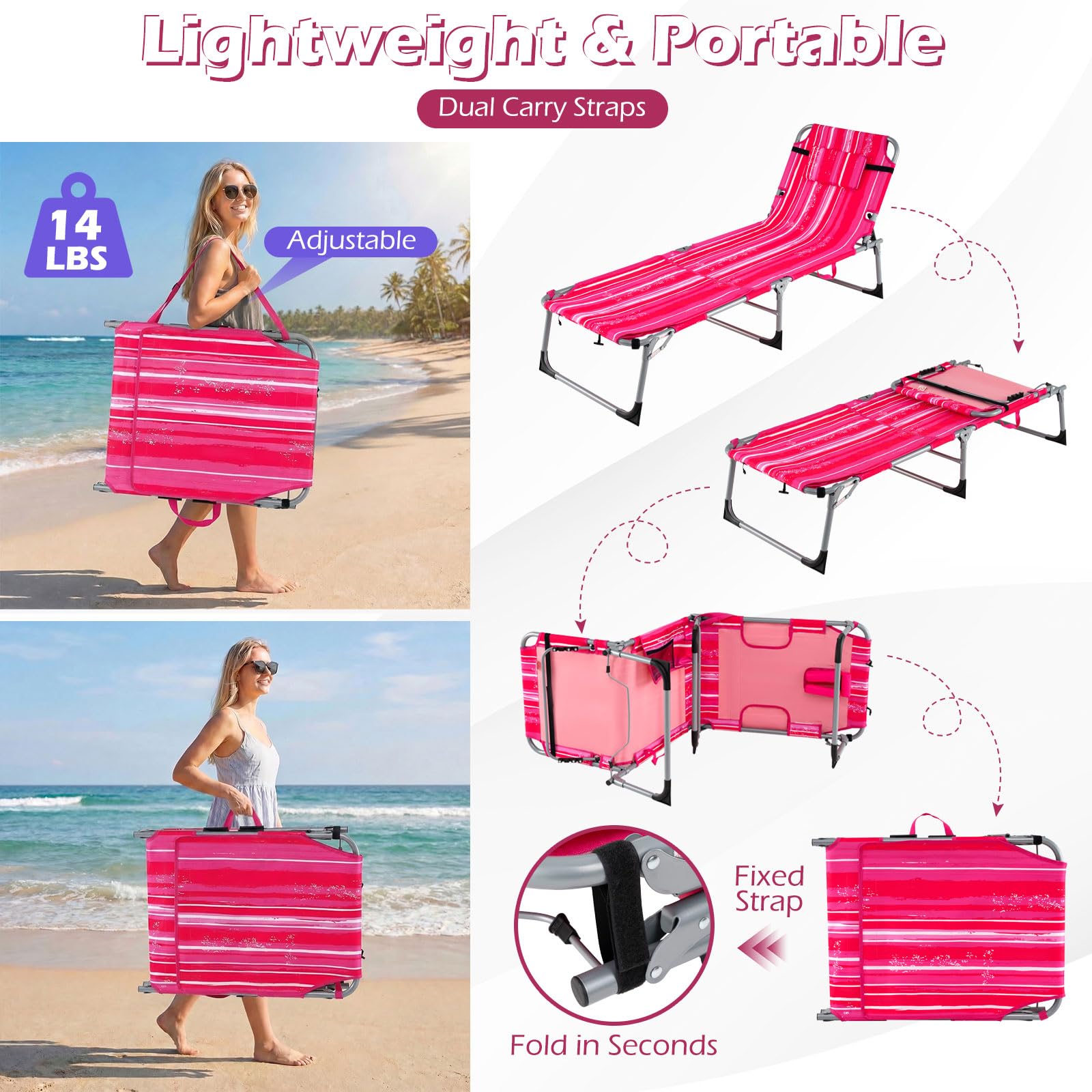 GYMAX scale image with person lounging illustrating 330 lb support capacity benefit
