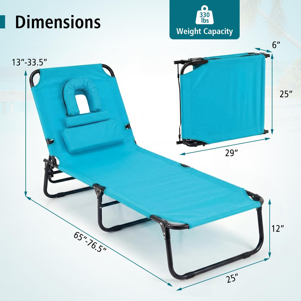 GYMAX chair beside a person to show scale and easy portability