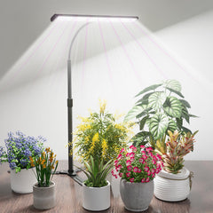 GYTF front view standing grow light showing stable base and lamp head for convenience