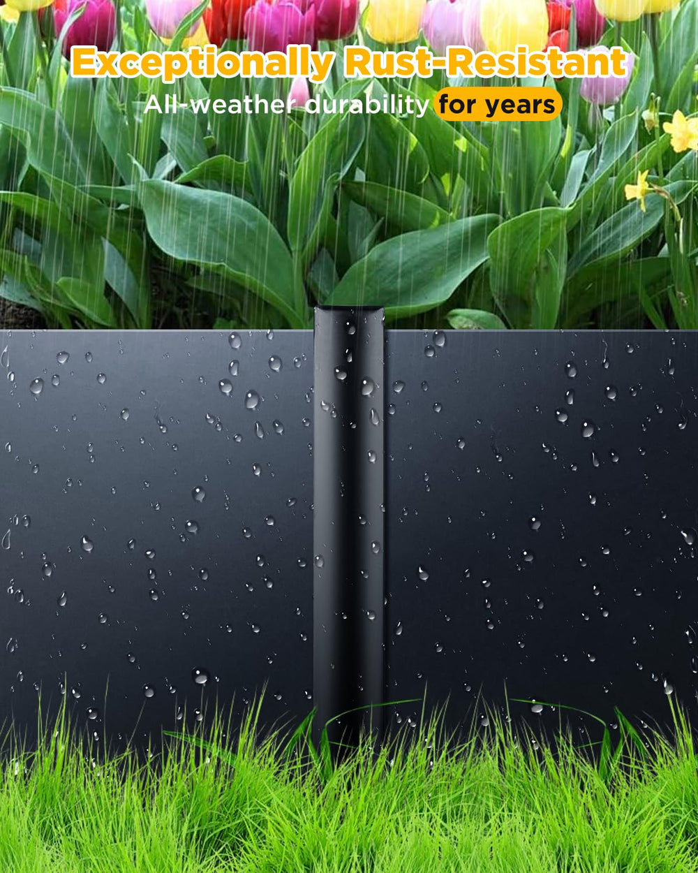 GZBEVITAR powder-coated finish closeup showing rust protection benefit