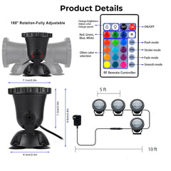 GZKANFUL adjustable head angled 180 degrees showing precise beam aiming benefit