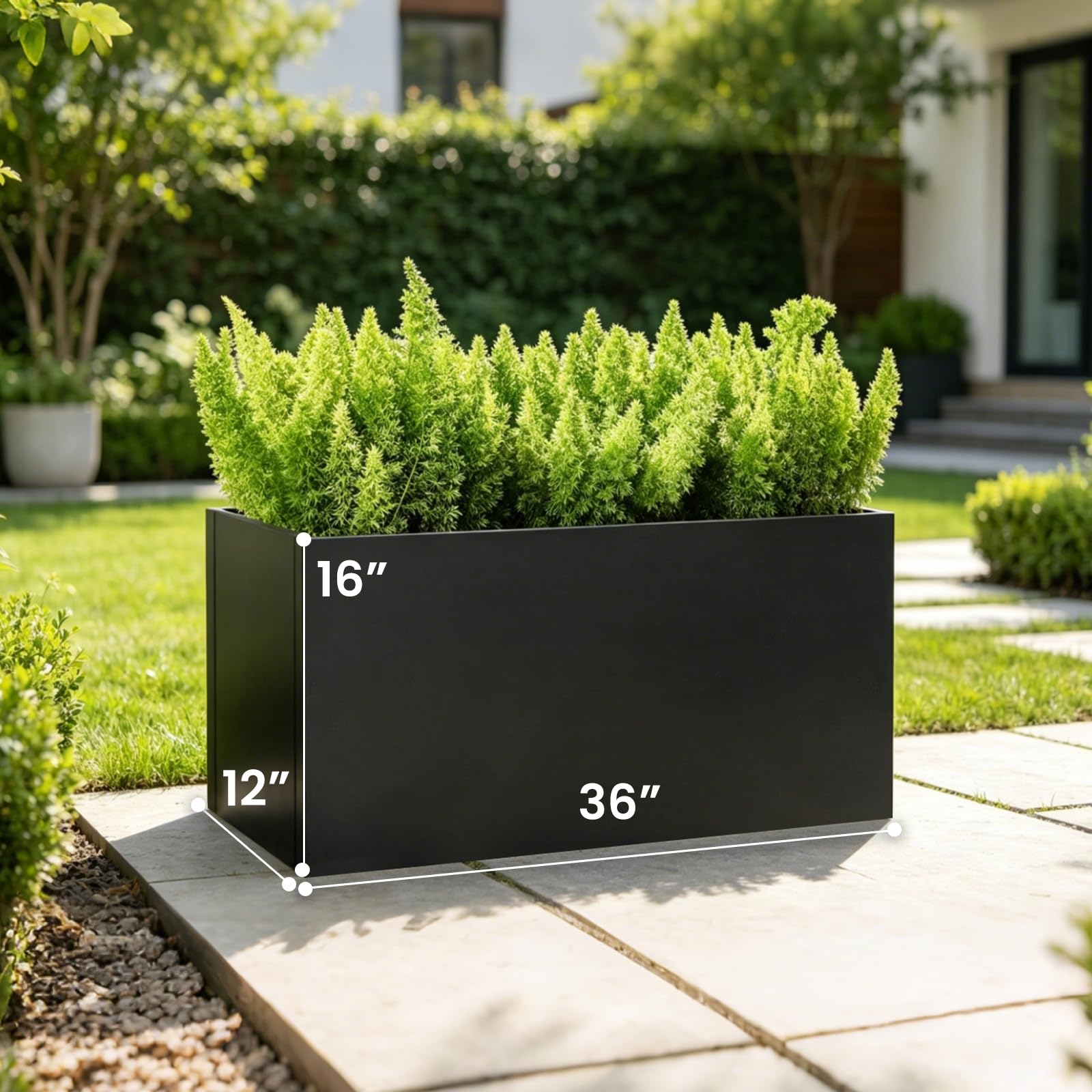 GZLVSOW photo of drainage holes in planter base preventing overwatering