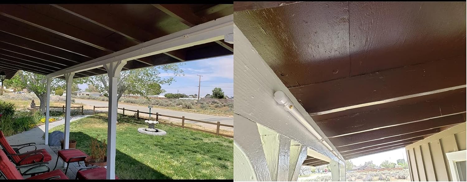 H&G lifestyles installed on patio rail illustrating outdoor cooling benefit