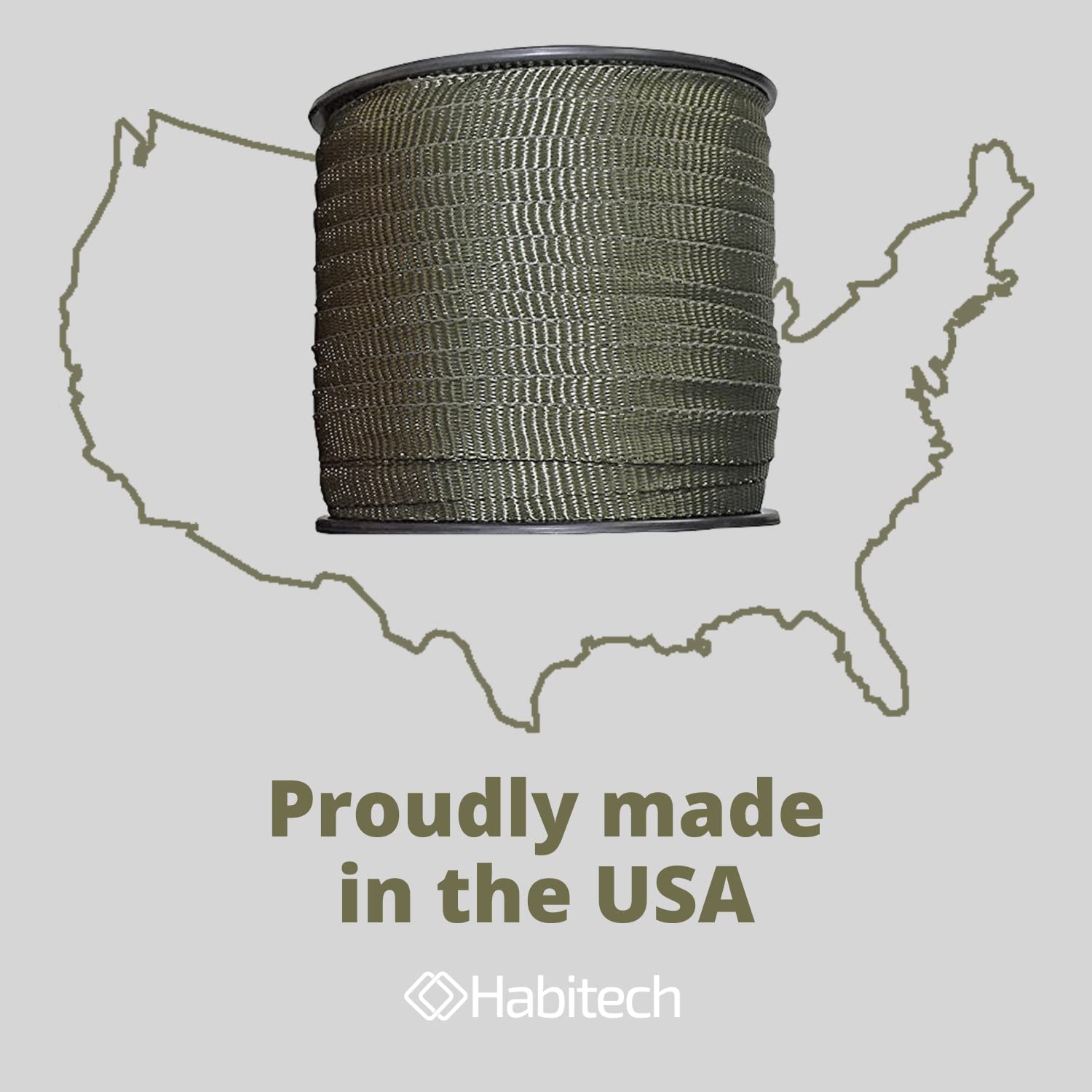 Habitech secured to duckbill anchor illustrating strong 1,800 lb hold