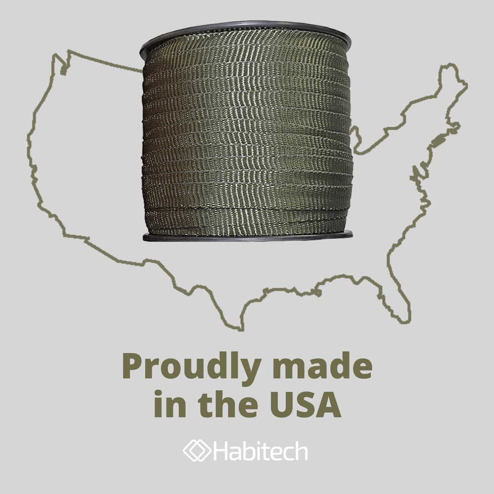 Habitech secured to duckbill anchor illustrating strong 1,800 lb hold